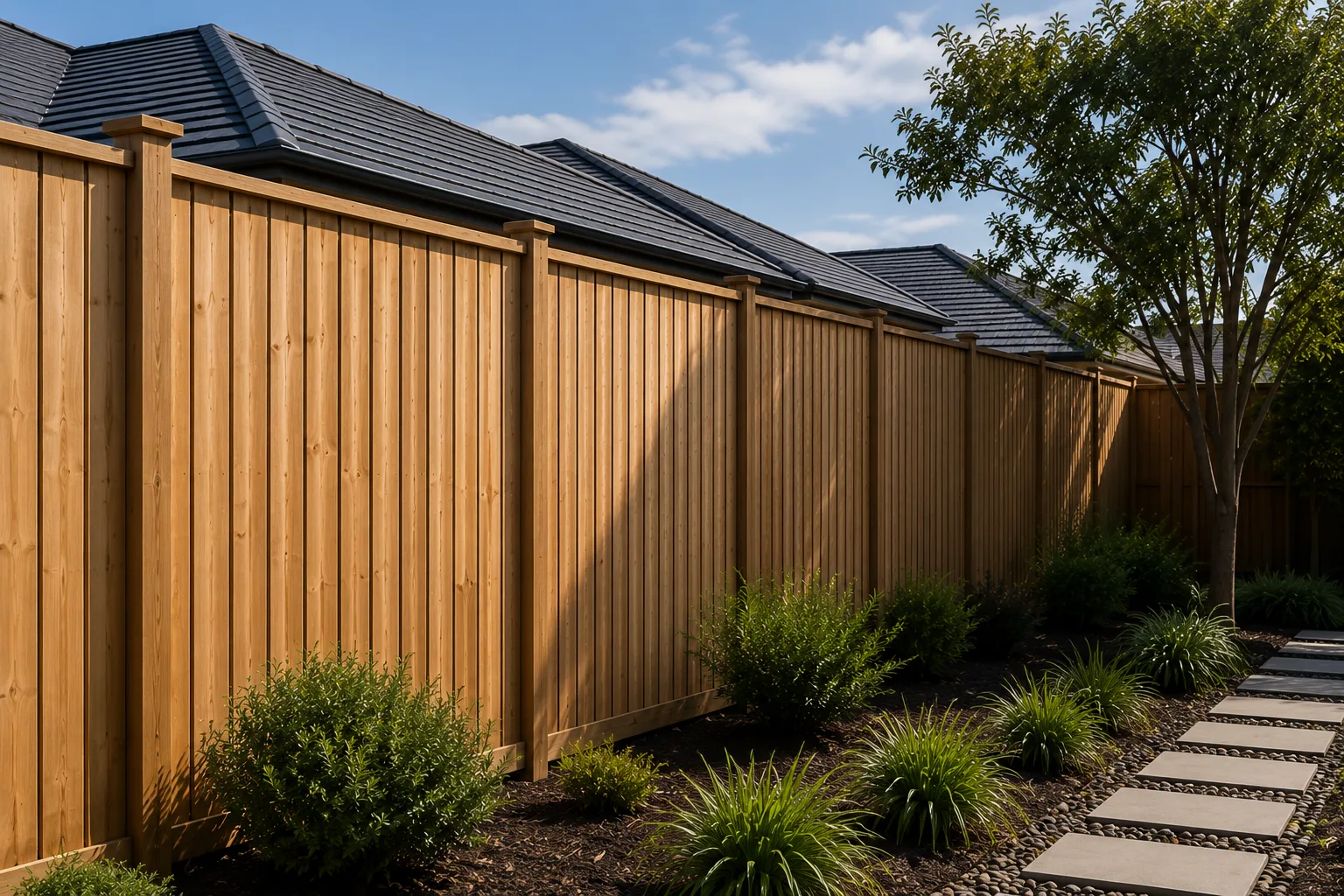 Finished FenceMasters project in Auckland