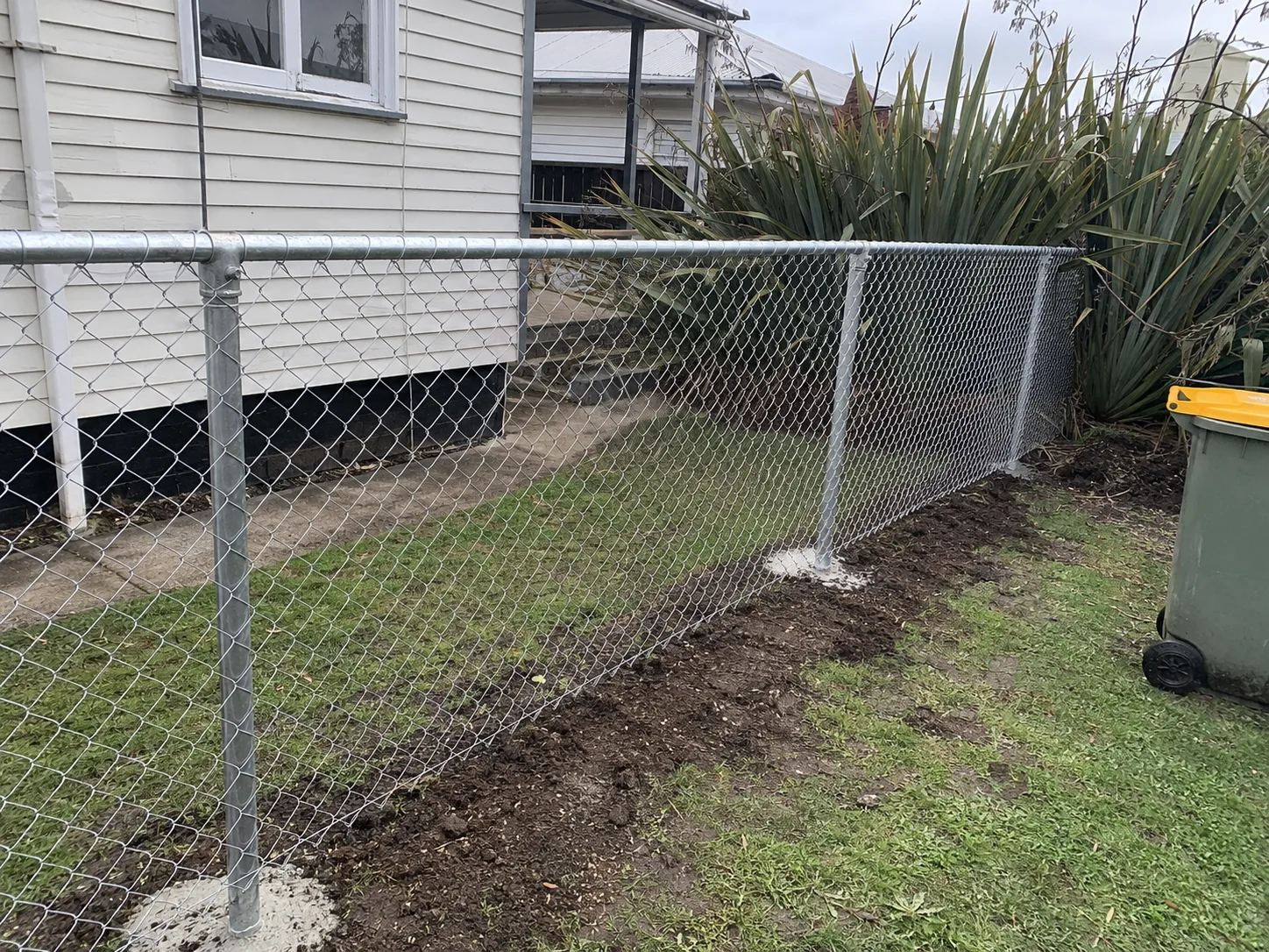 chain-link enclosure for a recreation area project in Hornby, Christchurch
