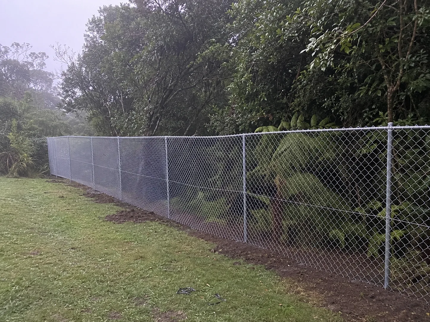 chain-link enclosure for a recreation area project in Wellington