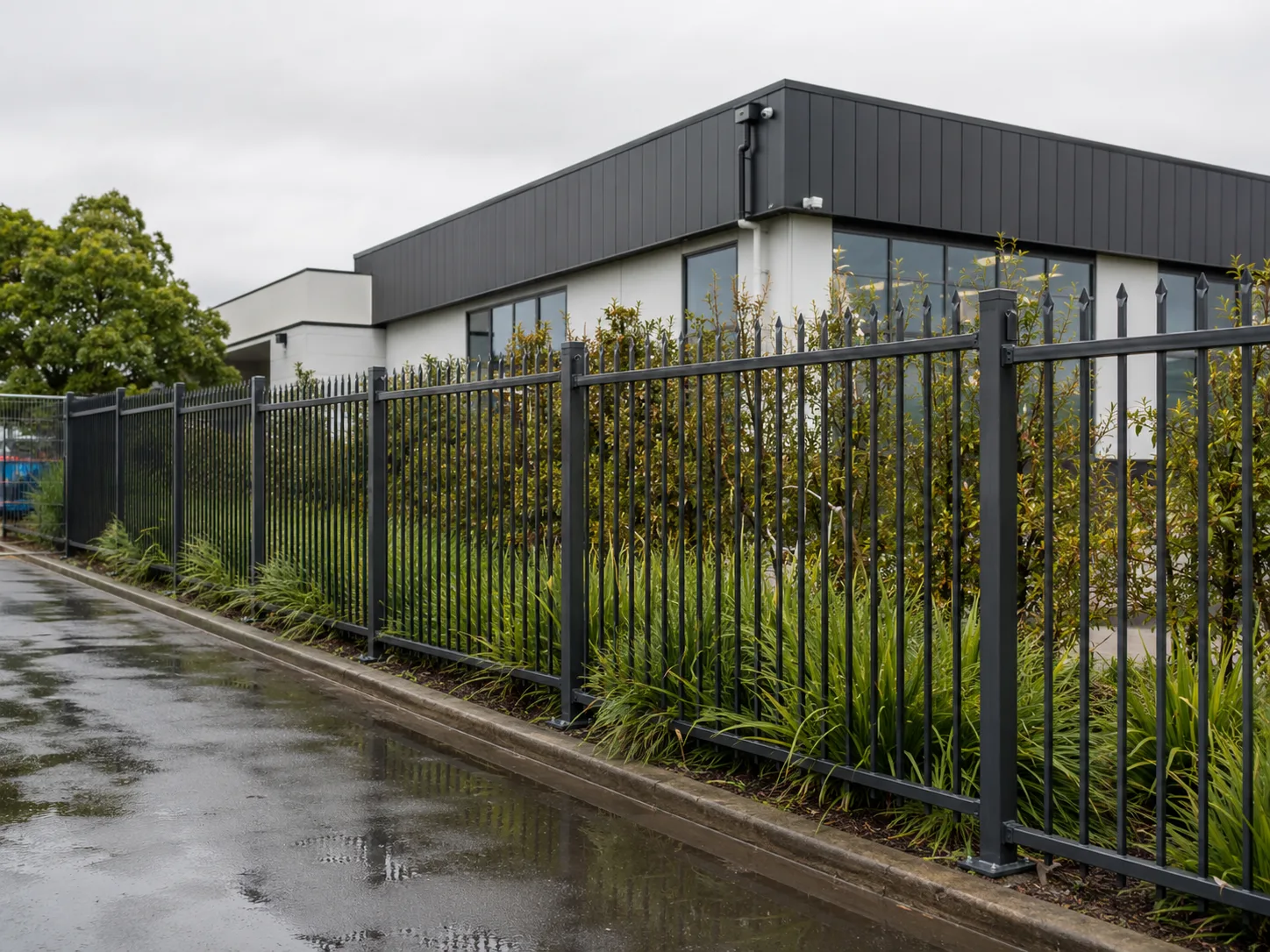 commercial security fence and access gate in Hataitai, Wellington