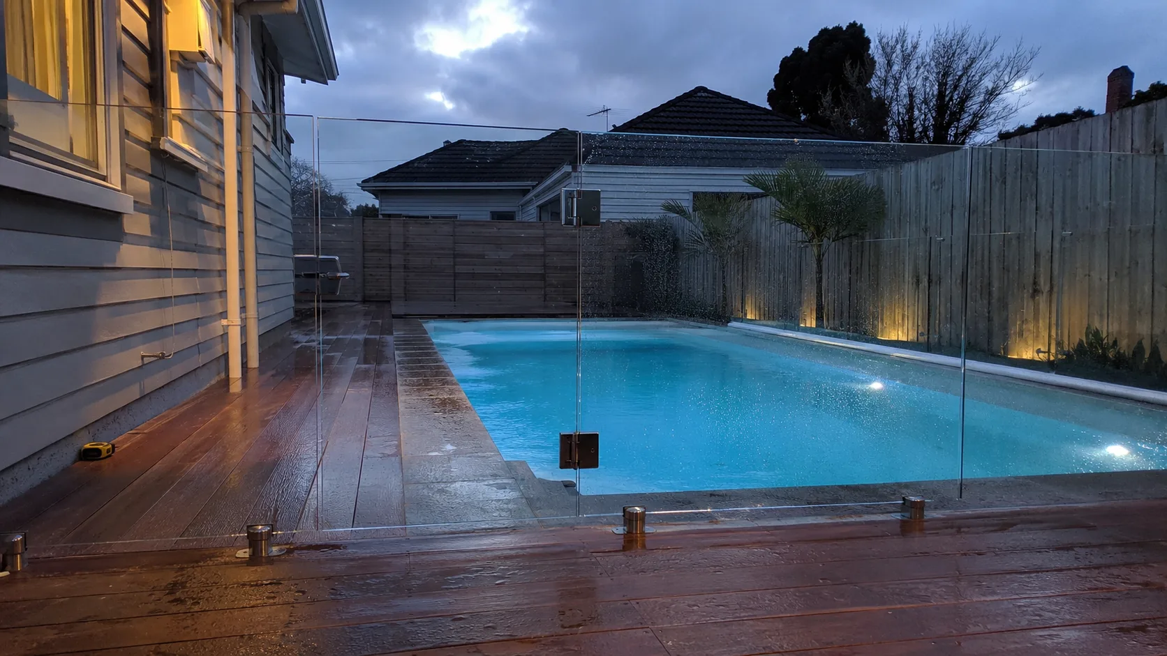 powder-coated aluminium pool fence project in Wellington
