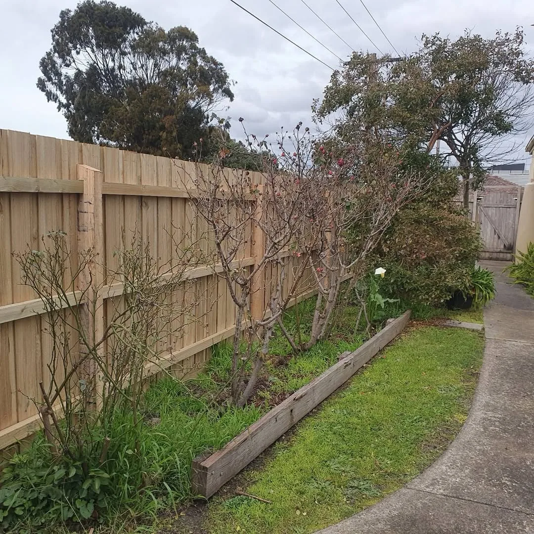 horizontal slat fence for a modern street frontage project in Wellington